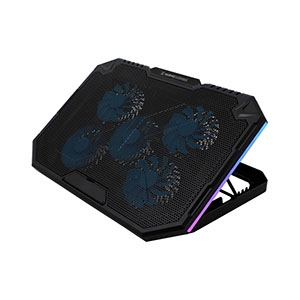 Cooler Pad (5 Fan RGB) NUBWO NX-F3 ZONIX Black