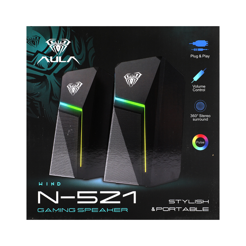 ลำโพง AULA (N-521) BLACK
