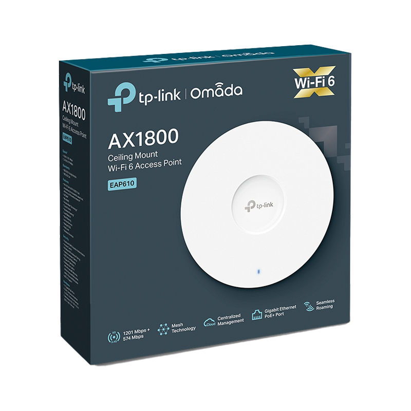 Access Point TP-LINK (EAP610) Wireless AX1800 Dual Band Gigabit WiFi 6
