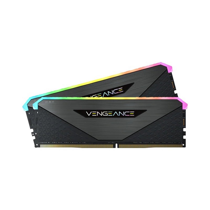 RAM DDR4(3200) 16GB (8GBX2) CORSAIR VENGEANCE RGB RT BLACK (CMN16GX4M2Z3200C16)