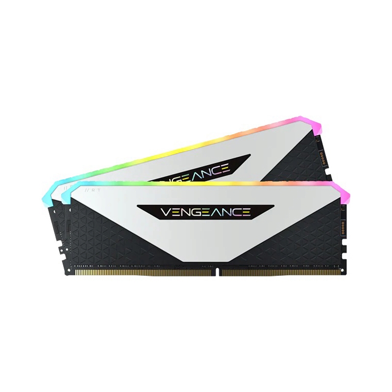 RAM DDR4(3200) 16GB (8GBX2) CORSAIR VENGEANCE RGB RT WHITE (CMN16GX4M2Z3200C16W)