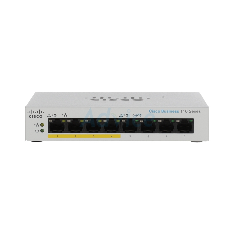 Cisco CBS110-8PP-D-EU Switch PoE 8 Port Gigabit คุ้มค่า | เพิ่ม