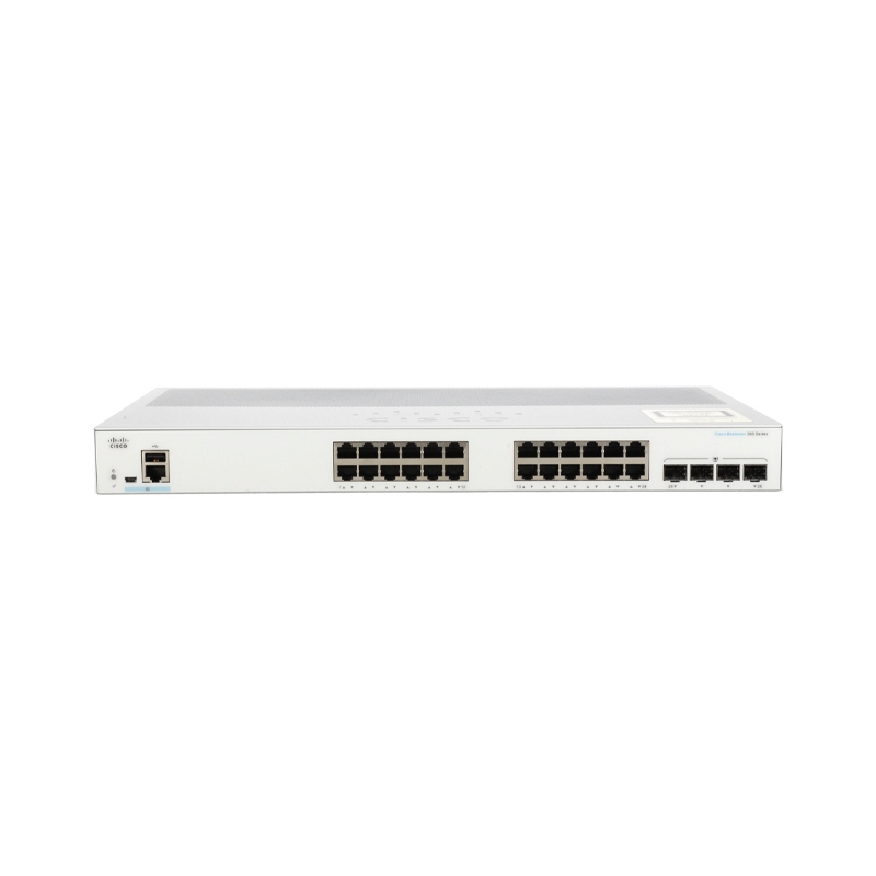Gigabit Switching Hub 24 Port CISCO CBS350-24T-4G-EU (17'',+ 4 SFP)