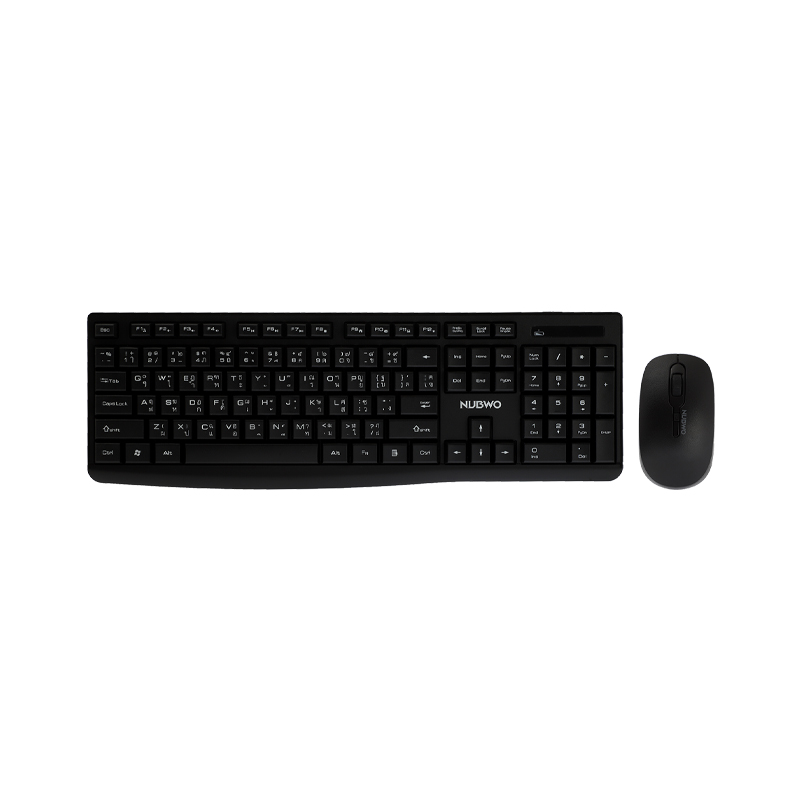 COMBO SET WIRELESS NUBWO NKM625 VIRGO BLACK
