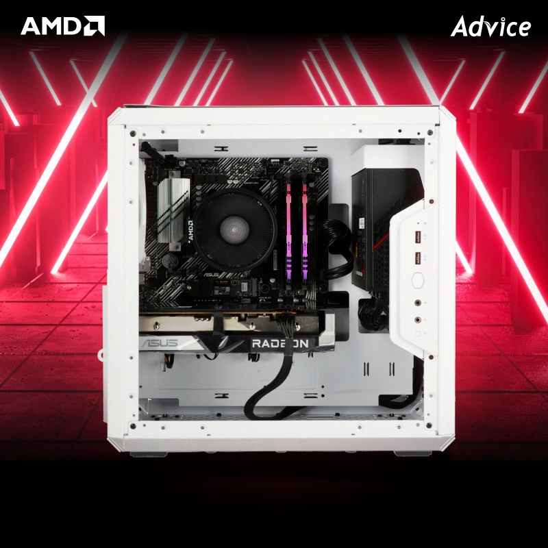 คอมประกอบ Advice : Computer Set AMD #A041 RYZEN 5 5600X RX6600XT 8GB ASUS DUAL O8G