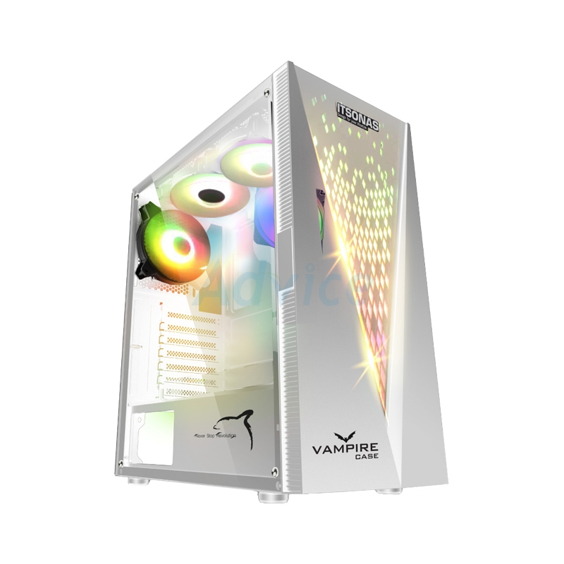 ATX (NP) ITSONAS VAMPIRE TG ARGB (WHITE)