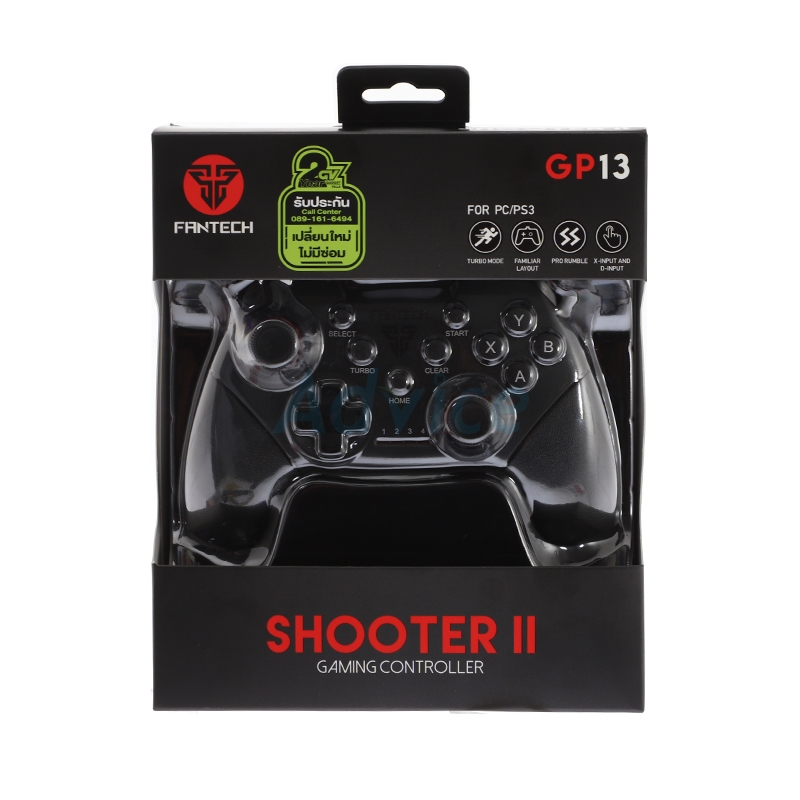 CONTROLLER FANTECH GP13 SHOOTER II BLACK RED