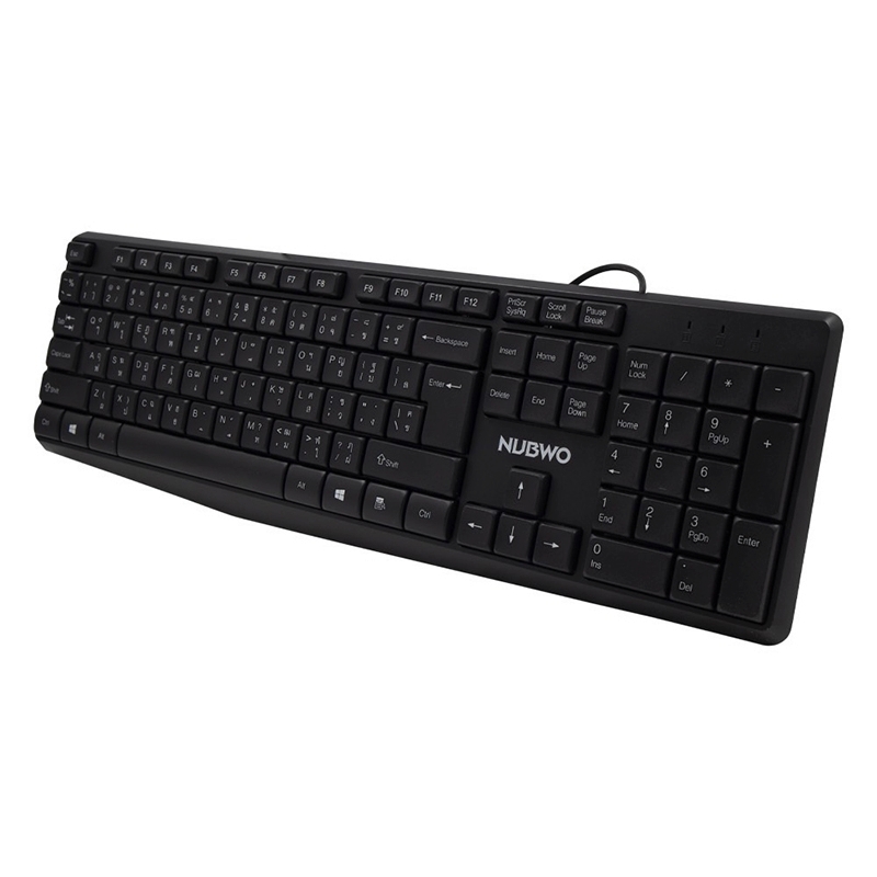 USB Keyboard NUBWO (NK-039 BUSINESS) Black