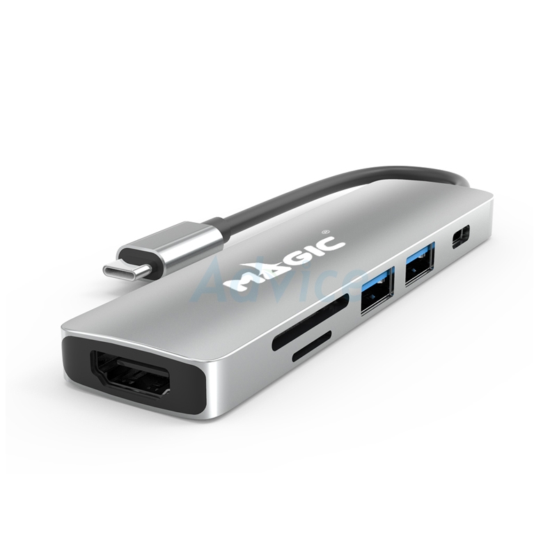 Converter Type-C 6 in 1 MAGICTECH (HC-13C)