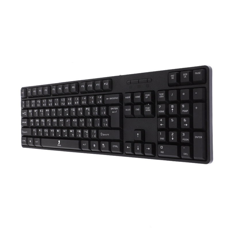 USB Keyboard SMILE (ZE-940) Black