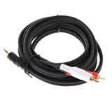 Cable Sound PC TO SPK M/M 1:2 (5M) GLINK GOLD