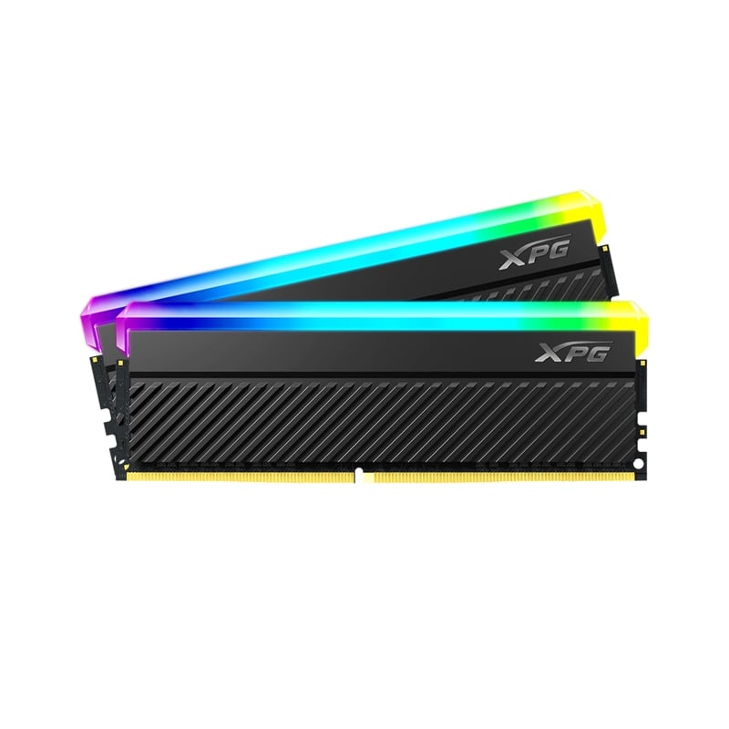 RAM DDR4(3600) 32GB (16GBX2) ADATA D45 XPG RGB BLACK (AX4U360016G18IDCBK)
