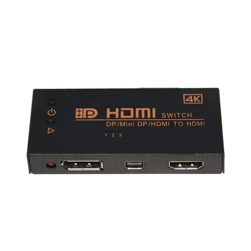 กล่องรวมจอ HDMI Switch 3 in1 (4K) ONTEN (OTN-7589)