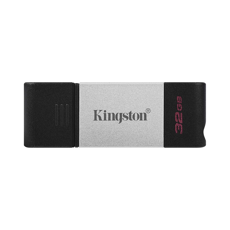 32GB Flash Drive KINGSTON DATA TRAVELER (DT80) Type-C Black