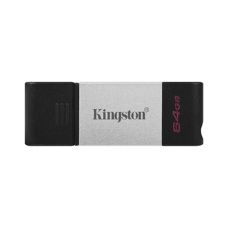 64GB Flash Drive KINGSTON DATA TRAVELER (DT80) Type-C Black