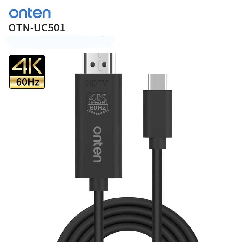 Cable Type-C TO HDMI M/M (1.8M) ONTEN UC501
