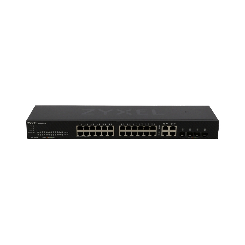 Gigabit Switching Hub 24 Port ZYXEL GS1920-24V2 (17'',+4 SFP)