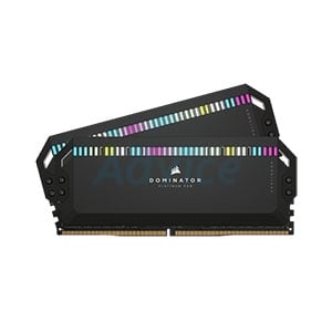 RAM DDR5(5200) 32GB (16GBX2) CORSAIR DOMINATOR PLATINUM RGB BLACK (CMT32GX5M2B5200C40)