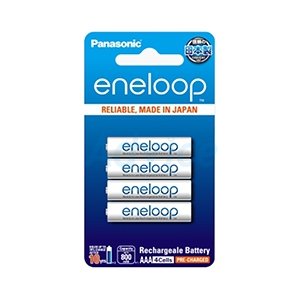 ถ่าน PANASONIC Rechargeable Eneloop AAA (4ก้อน/แพ็ค)