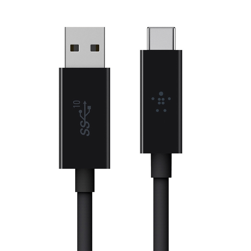 1M Cable USB To Type-C BELKIN (F2CU029bt) Black