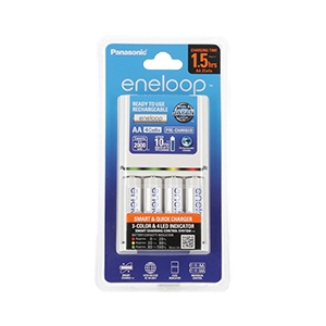 PANASONIC Charger Kit 1.5hrs ถ่าน Rechargeable Eneloop AA (4Pcs/Pack)