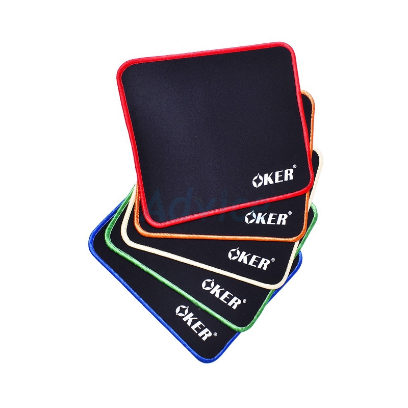 Mouse PAD (แบบผ้า) OKER PA-203 คละสี