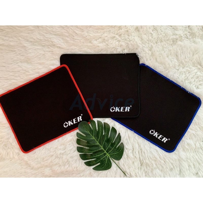 Mouse PAD (แบบผ้า) OKER PA-203 คละสี                                            