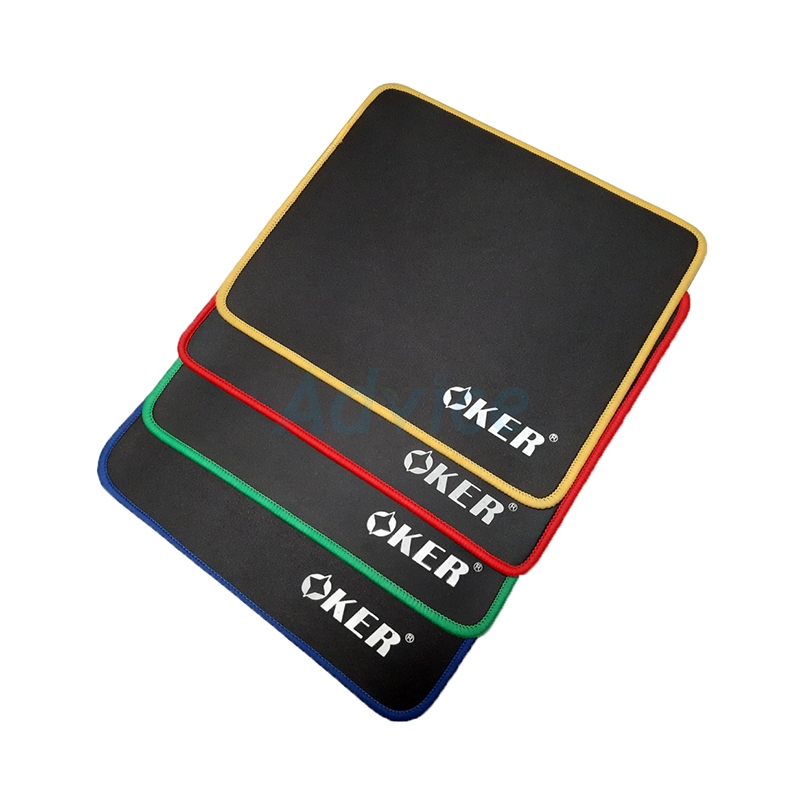 Mouse PAD (แบบผ้า) OKER PA-203 คละสี                                            