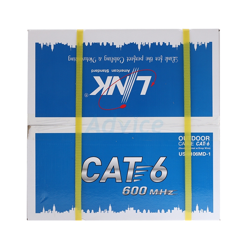สายแลน CAT6 (100m/Box) LINK (US-9106MD-1) Outdoor Sling