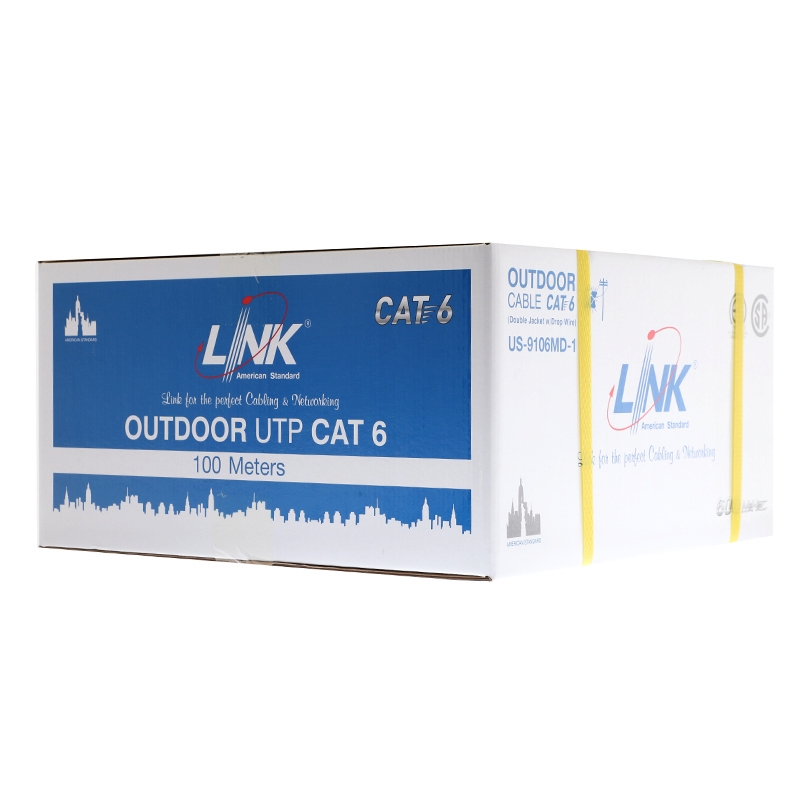 CAT6 UTP Cable (100m./Box) LINK (US-9106MD-1) Outdoor Sling