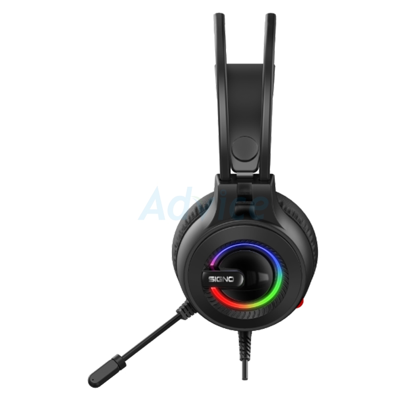 HEADSET SIGNO HP-833 BAZZLE BLACK (7.1)