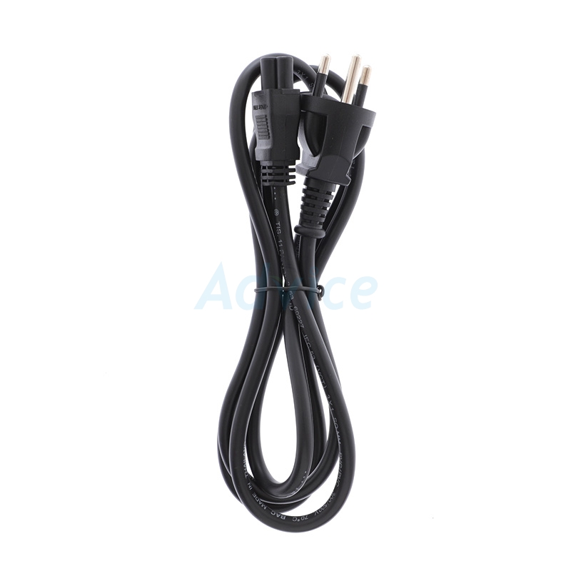 Cable POWER AC (1.8M) POWERMAX 3 รูกลม หนา 1mm (มอก.)                           