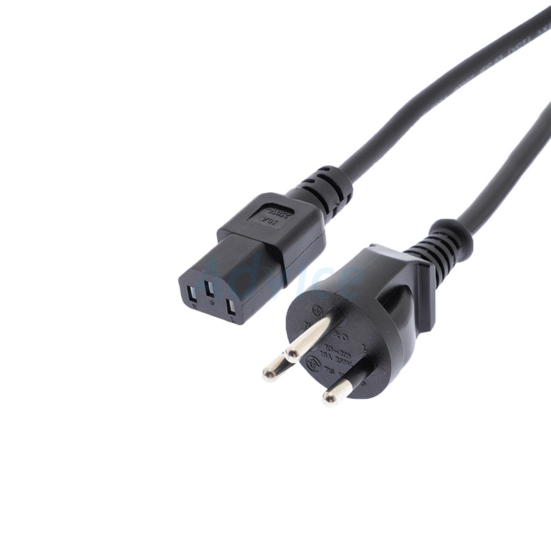 Cable POWER AC 3 รูแบน (1.8M) POWERMAX (มอก.)