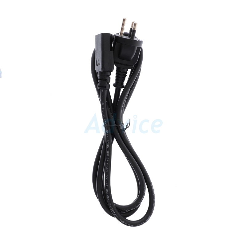 Cable POWER AC (1.8M) POWERMAX 3 รูแบน หนา 0.75mm (มอก.)                        