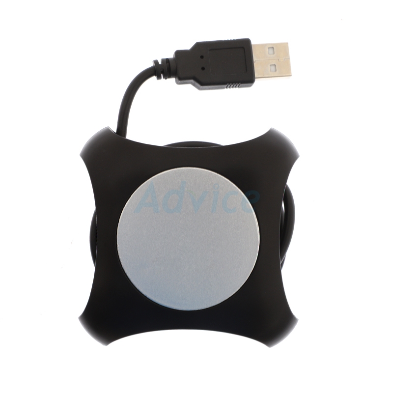 USB HUB 4P 'SIGNO' HB-157BLK Black                                              