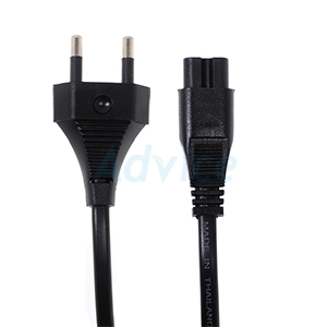 Cable POWER AC (1.8M) POWERMAX 2 รูกลม หนา 0.75mm (มอก.)