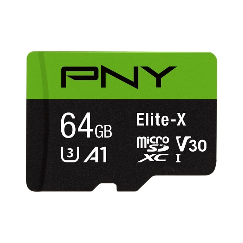 64GB Micro SD Card PNY Elite-X P-SDU64GU3100EX-GE (U3 100MB/s,)