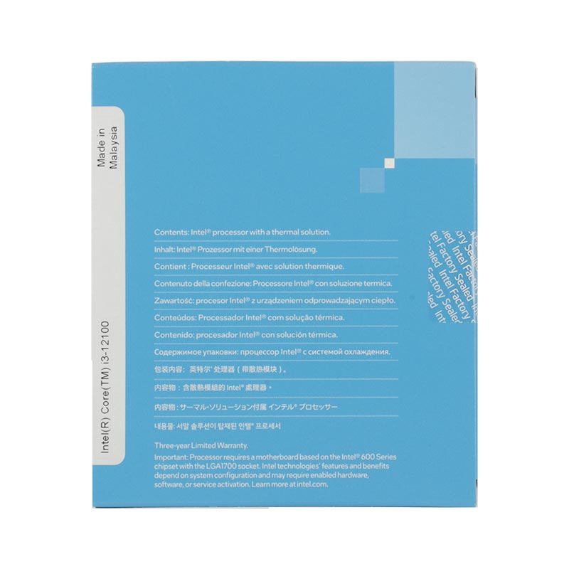 CPU INTEL CORE I3-12100 LGA 1700