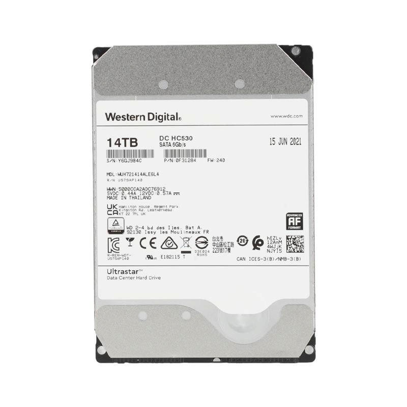 14 TB HDD WD ULTRASTAR DC HC530 (7200RPM, 512MB, SATA-3, 0F31284)