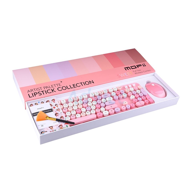 COMBO SET WIRELESS MOFII SWEET MIXED PINK