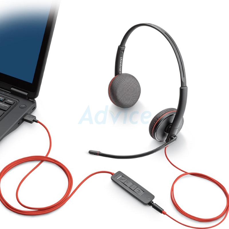 HeadSet POLY BLACKWIRE C3225 (Black)