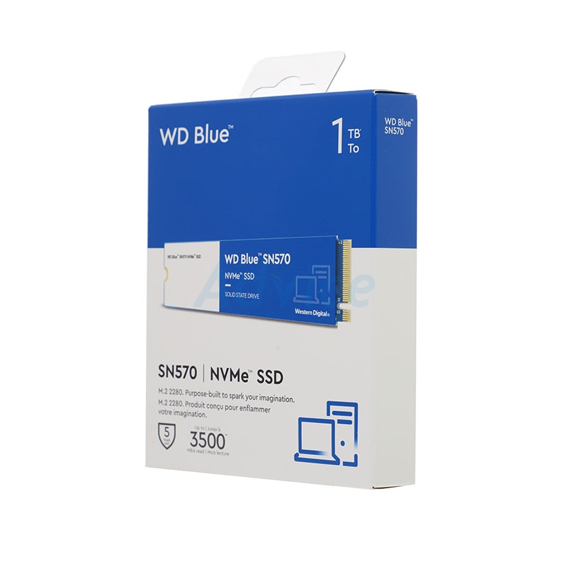 WESTERN DIGITAL - Disque dur SSD WD Blue 1 To SN570 M.2 PCI
