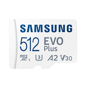 512GB Micro SD Card SAMSUNG Evo Plus MC512KA (U3 130MB/s.)