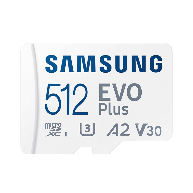 512GB Micro SD Card SAMSUNG Evo Plus MC512KA (U3 130MB/s.)