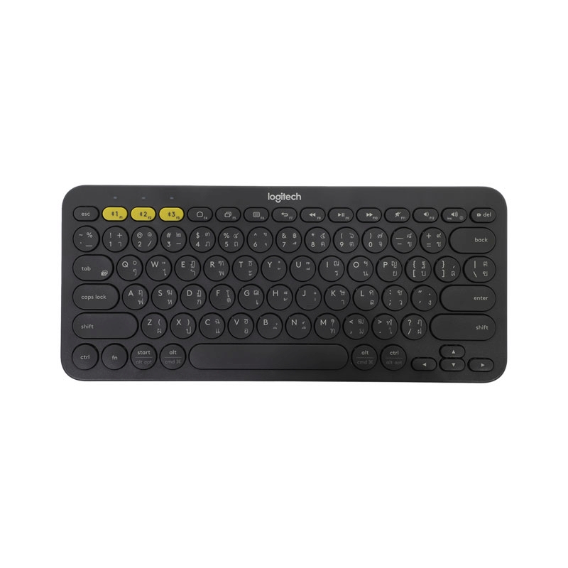 BLUETOOTH Multi-Device Keyboard LOGITECH (K380TH) Grey