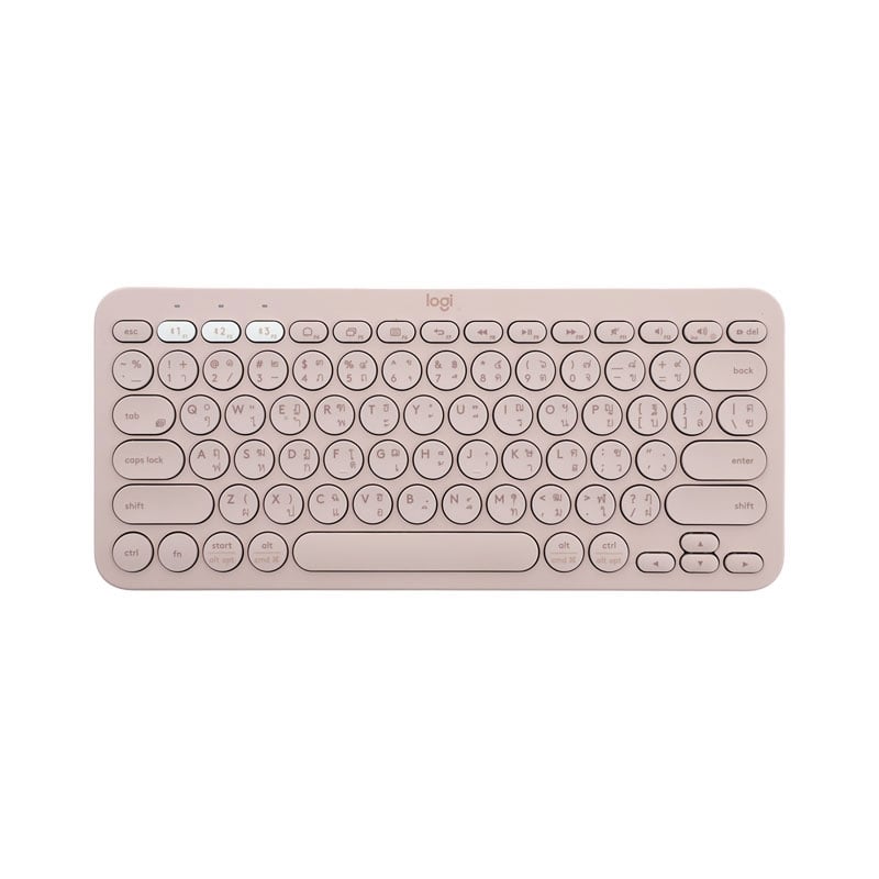 BLUETOOTH Multi-Device Keyboard LOGITECH (K380TH) Rose