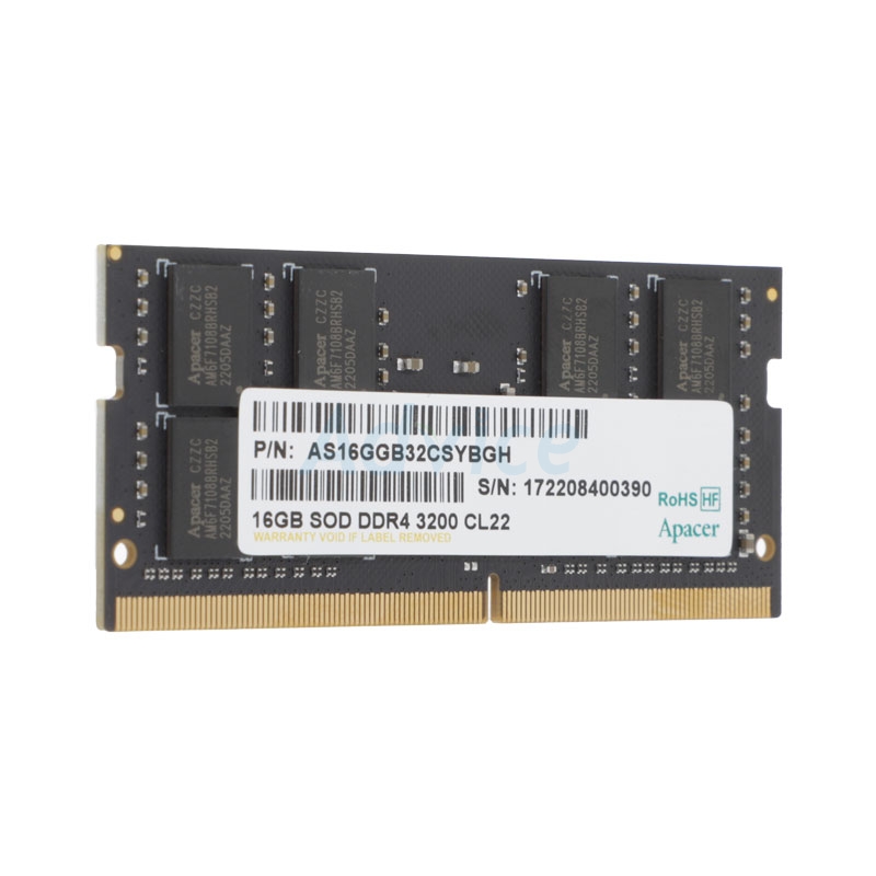 RAM Notebook Apacer 16GB DDR4 3200MHz: เพิ่มความเร็วแรง สั่งซื้อเลย!