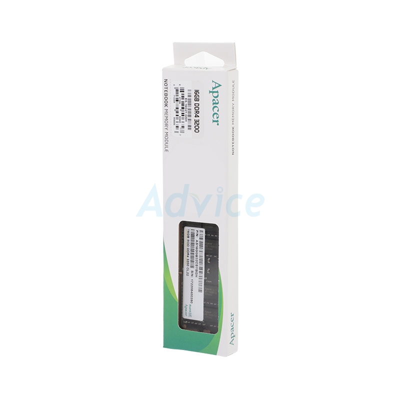RAM DDR4(3200, NB) 16G APACER 16 CHIP (ES.16G21.GSH)