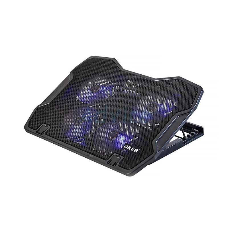 Cooler Pad (4 Fan) C-718 OKER Balck