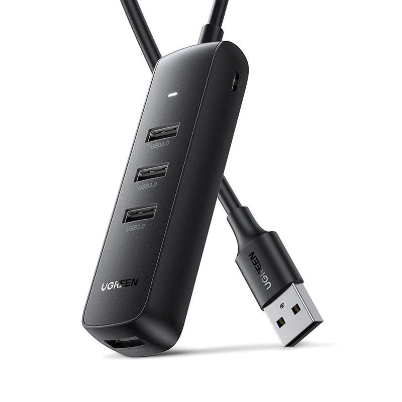 4 Port USB HUB v3.0 UGREEN 10915 (Black)
